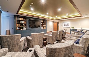 Movie Theatre at Bren Road Station 55+ Apartments, Minnetonka, MN, 55343